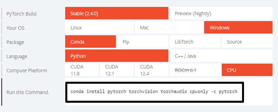 pytorch-install-command